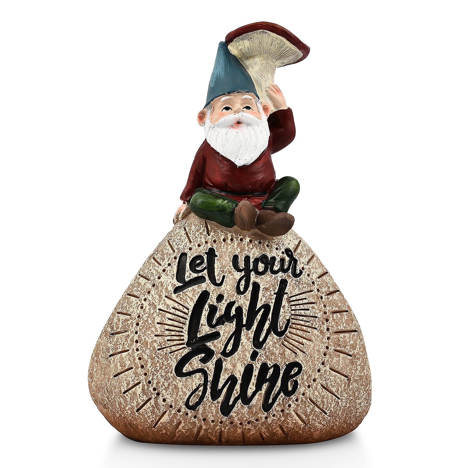 Pebble Gnome (Size 15x8x21 cm) - Multi Color