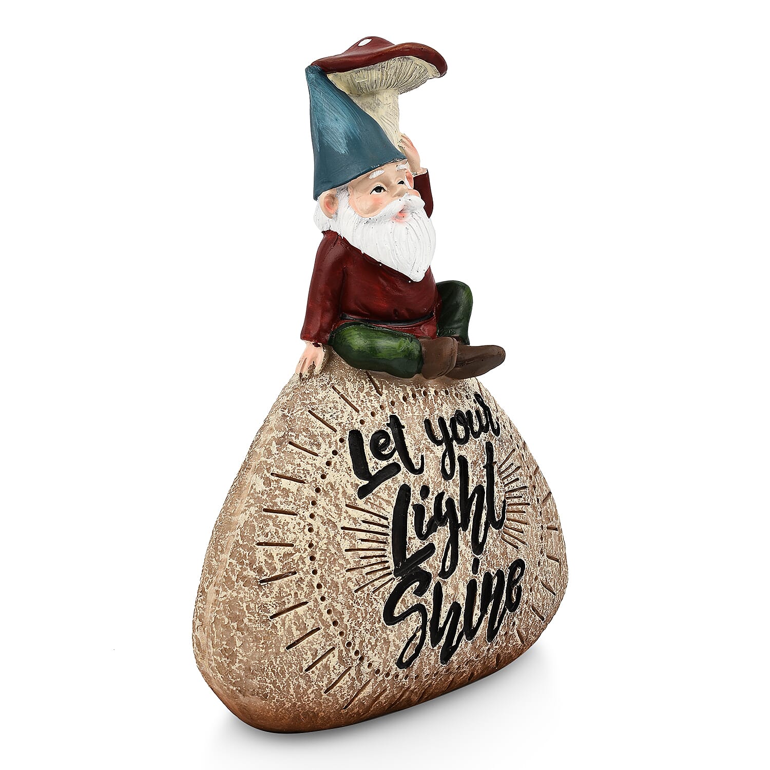 Pebble Gnome (Size 15x8x21 cm) - Multi Color