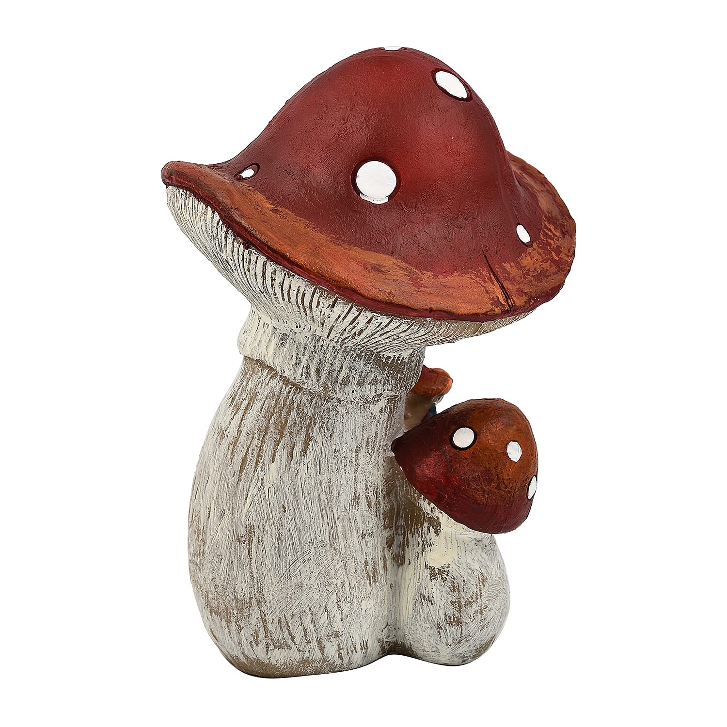 Gnome Under Mythical Toadstool Decoration - Red Gnome Under Mythical Toadstool Decoration - Red