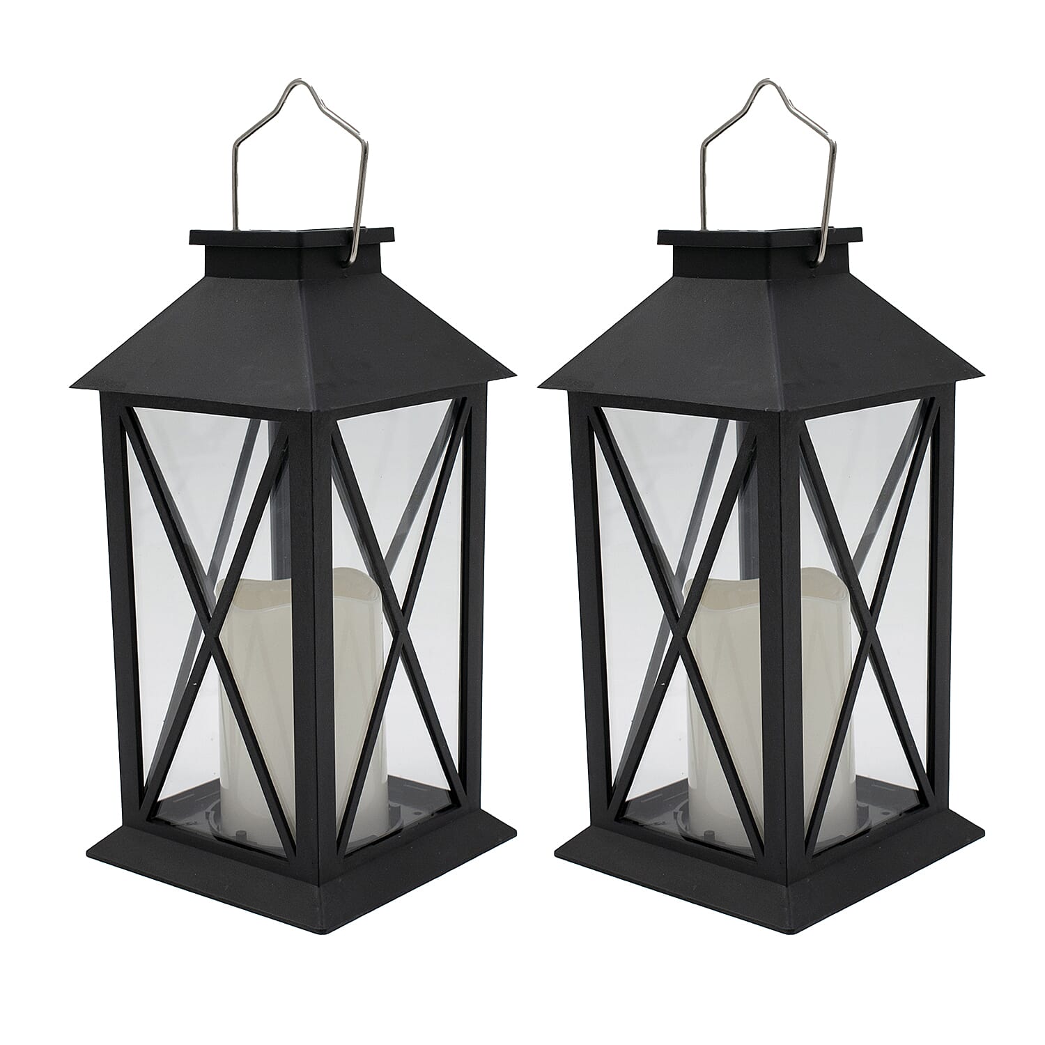 Lamp Shade (Size 14x14x29 cm) - Black