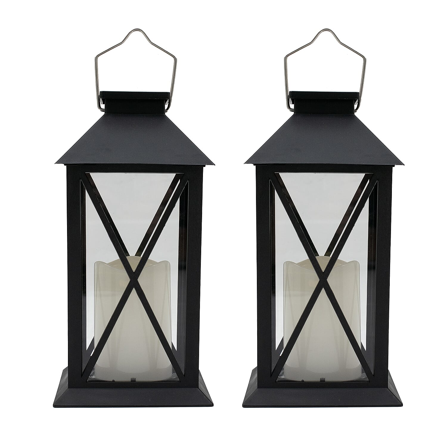 Lamp Shade (Size 14x14x29 cm) - Black