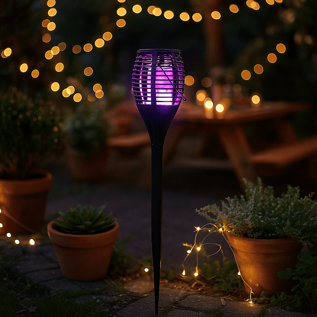 4in1 Solar Lamp Outdoor Garden Pathway Light - Multi
