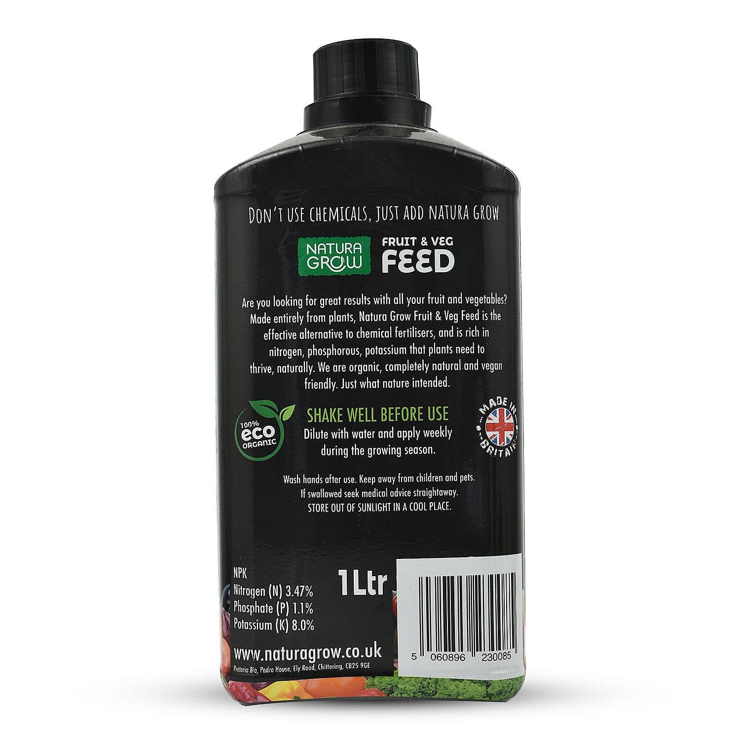 NATURA GROW 1L Chemical Free Fruit & Veg Feed