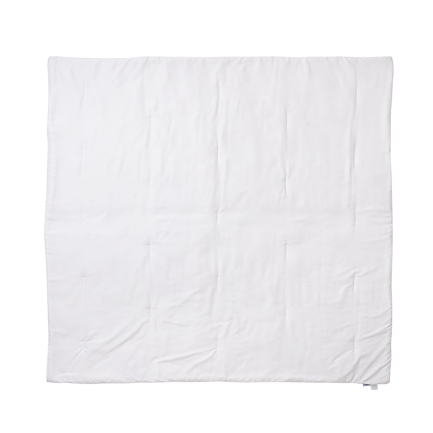 3 Piece Set - Striped Patterned Comforter with 2 Pillow Pillowcases - White