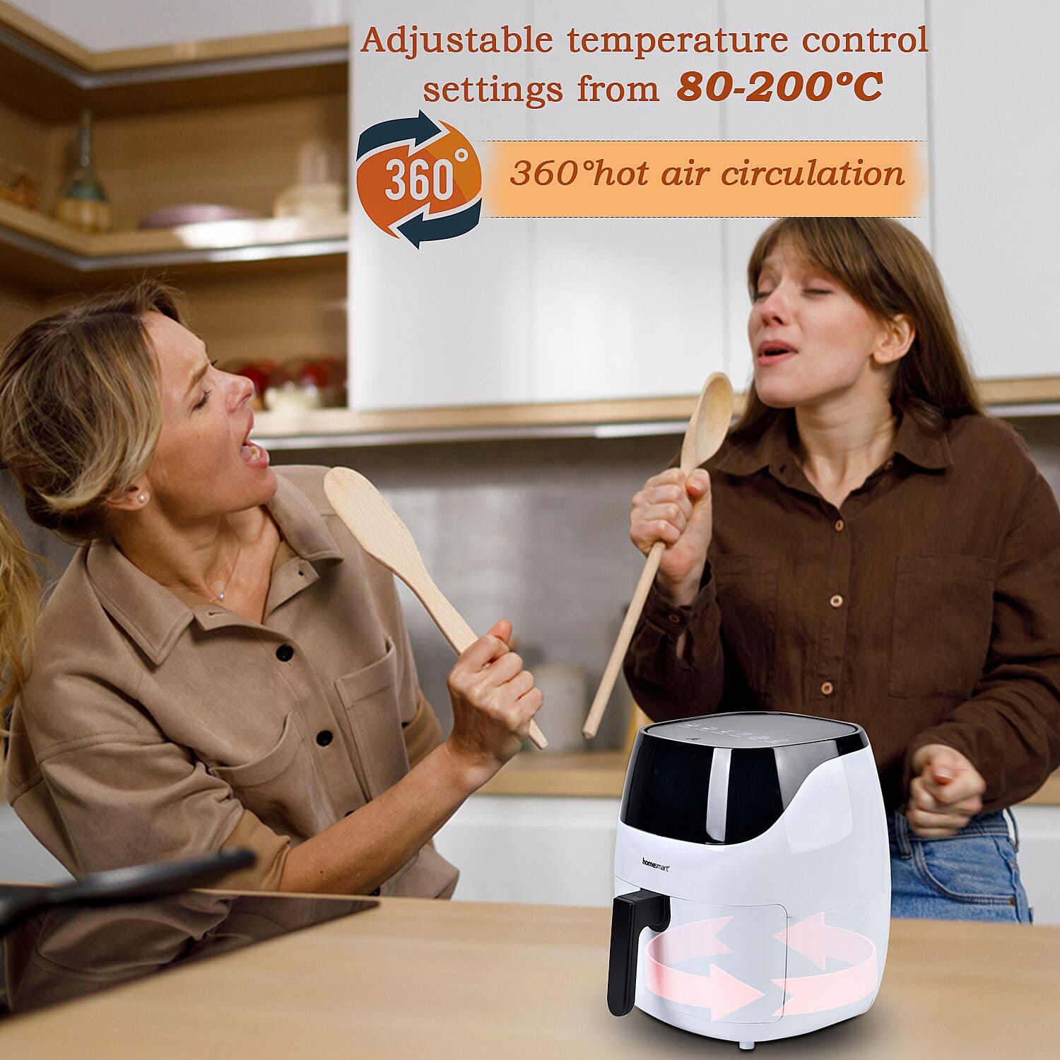Special Offer - Homesmart Digital Air Fryer (5L) - White