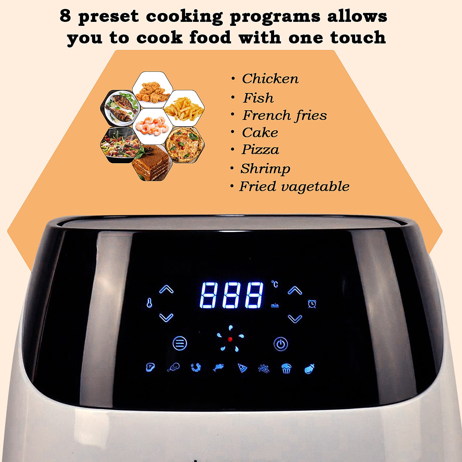 Special Offer - Homesmart Digital Air Fryer (5L) - White