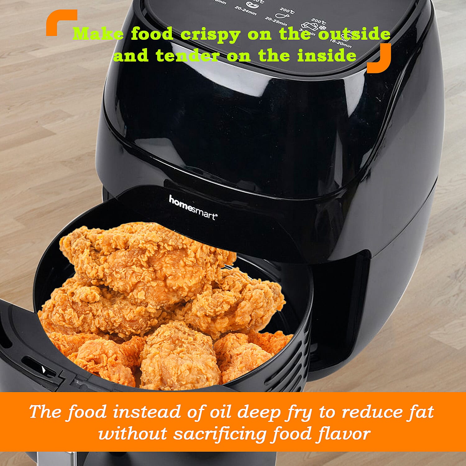 Special Offer - Homesmart Digital Air Fryer (5L) - Black