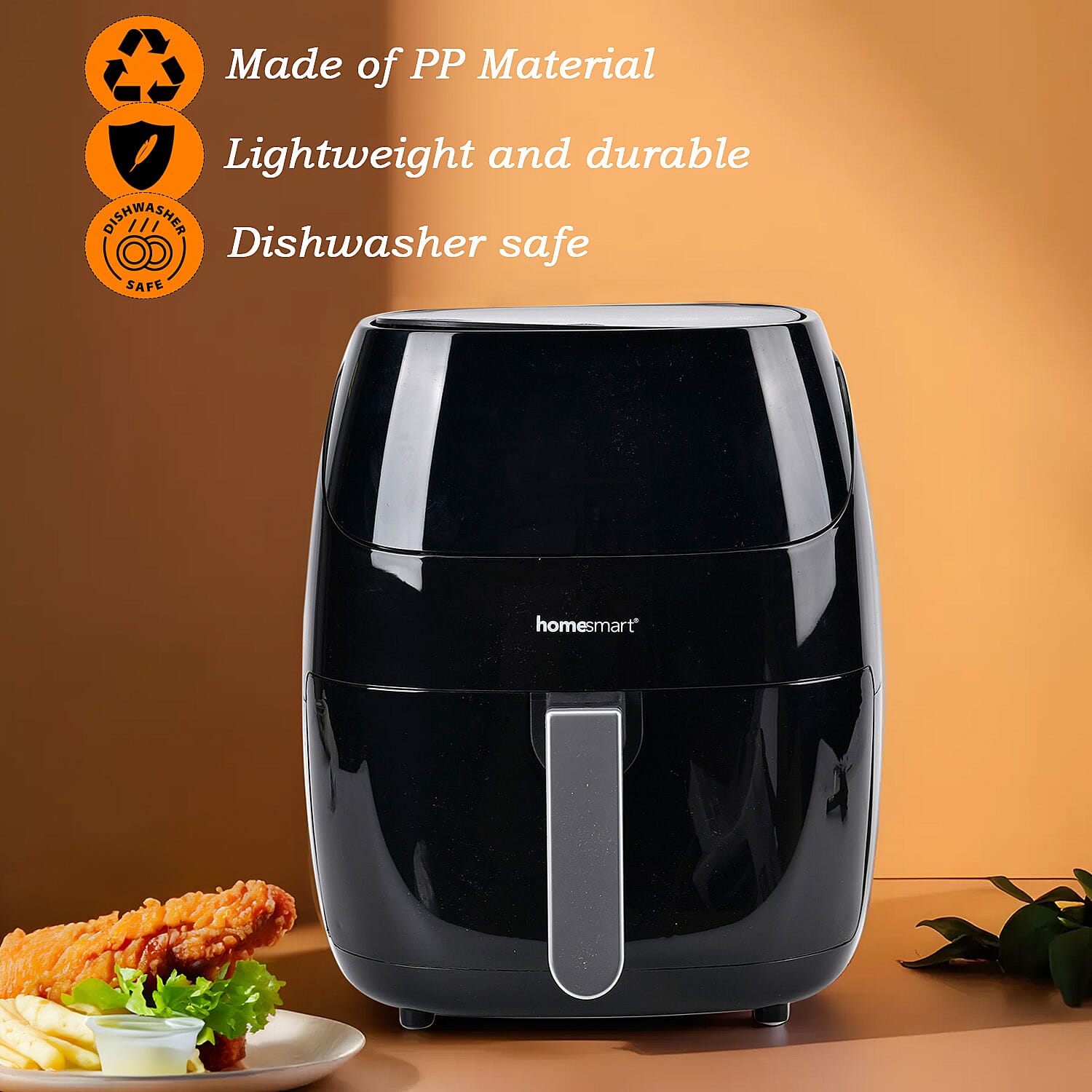 Special Offer - Homesmart Digital Air Fryer (5L) - Black