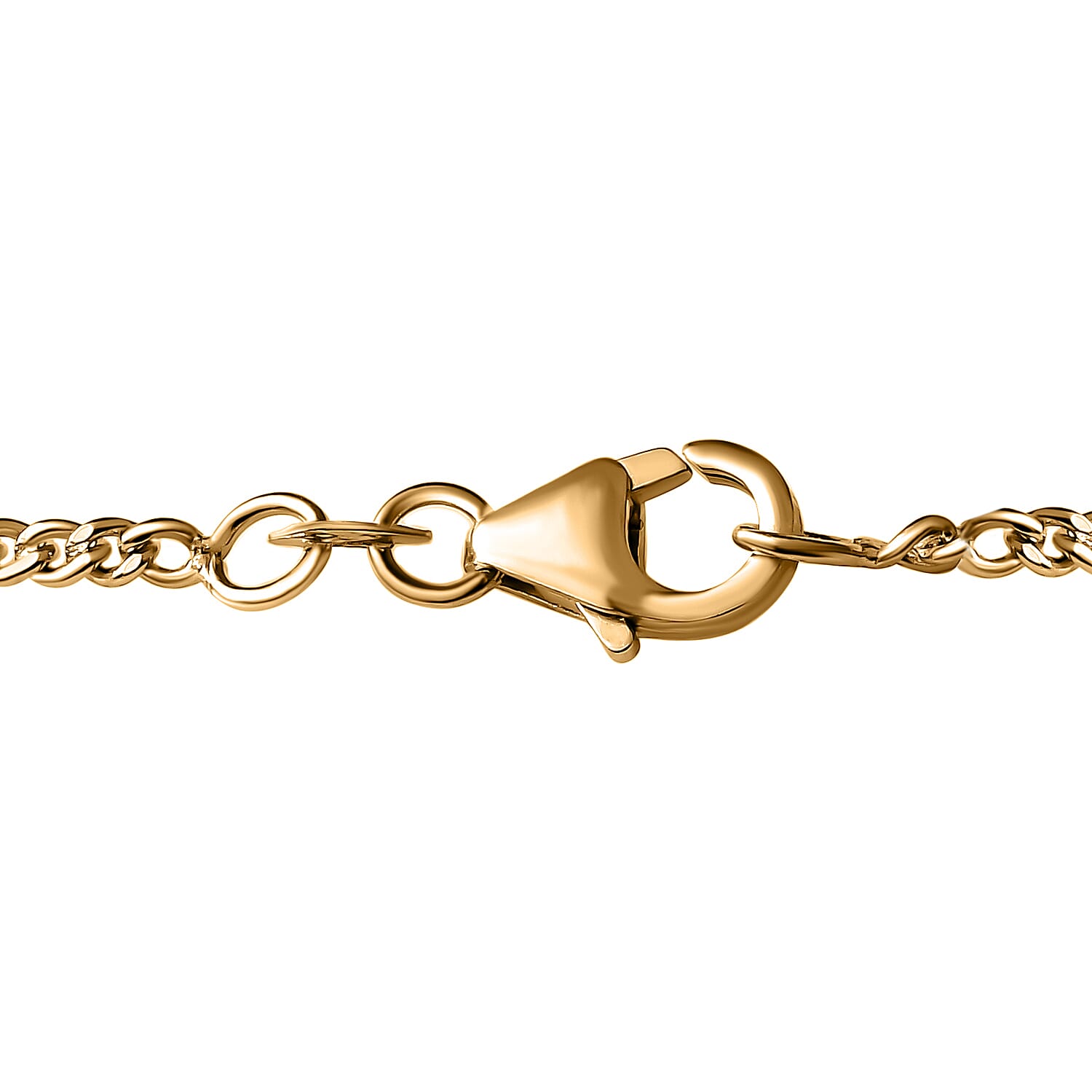 GP HoneyComb Collection - 3 in 1 Interchangeable Necklace Multi Gemstone in 18K Gold Vermeil Plated Sterling Silver 5.41 Ct, Silver Wt. 28.55 Gms. Size 20