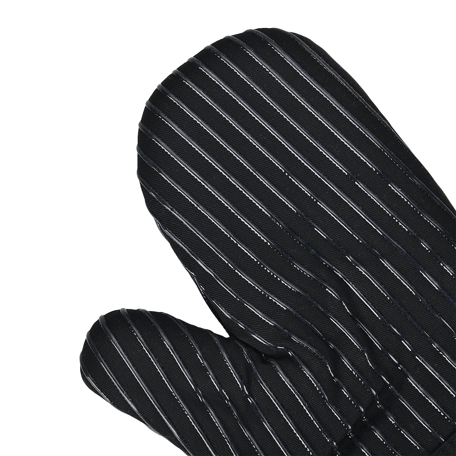 Big Red House Pair of Heat-Resistant Oven Mitts Gloves - Black