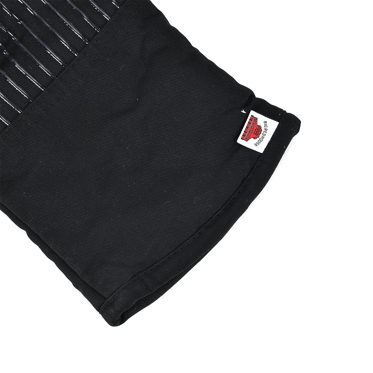 Big Red House Pair of Heat-Resistant Oven Mitts Gloves - Black