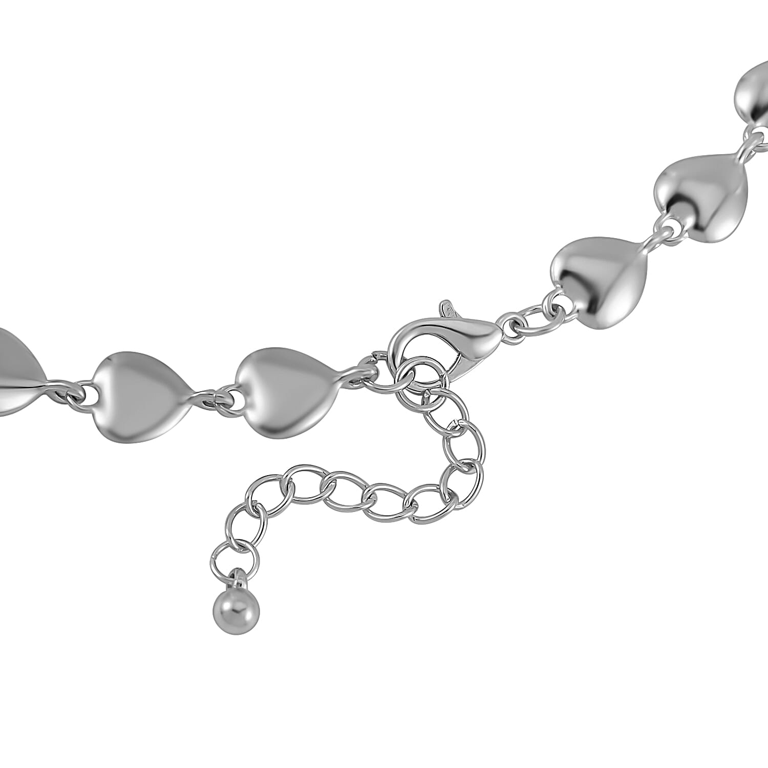 Designer Inspired - Launch Offer -Heart Link Necklace (Size - 20)