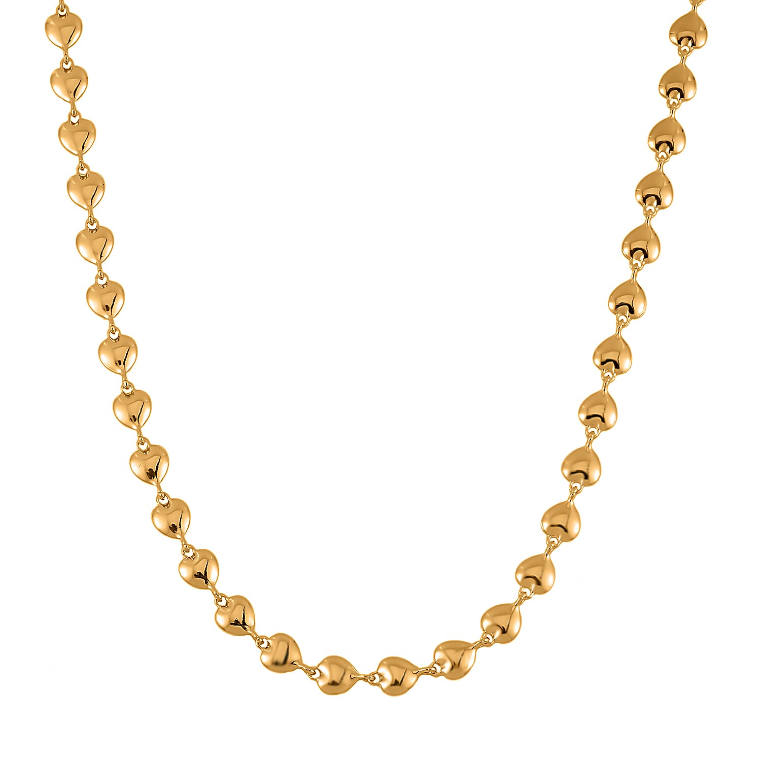 Designer Inspired - Launch Offer - Heart Link Necklace (Size - 20)