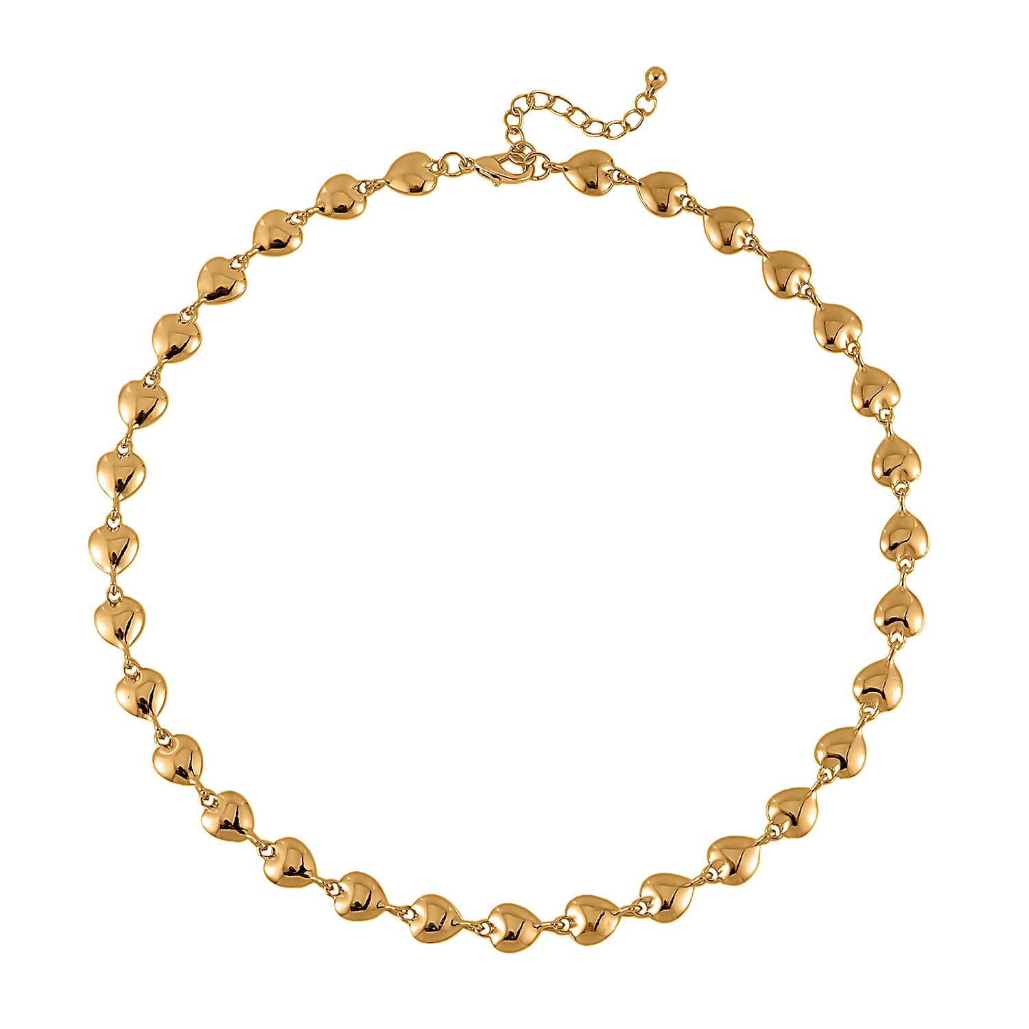 Designer Inspired - Launch Offer - Heart Link Necklace (Size - 20)