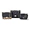 Set Of 3 PU Leather Crossbody Sling Bags