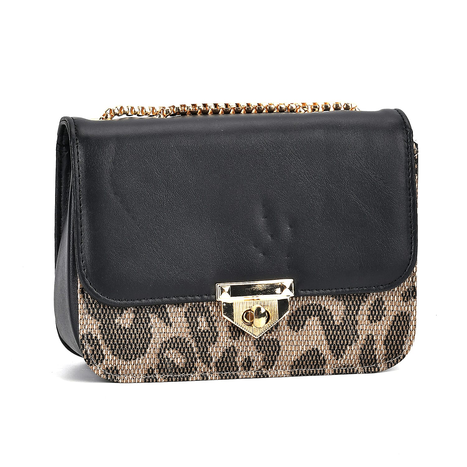 Set of 3 - PU Heart Crossbody Bag - Burgundy