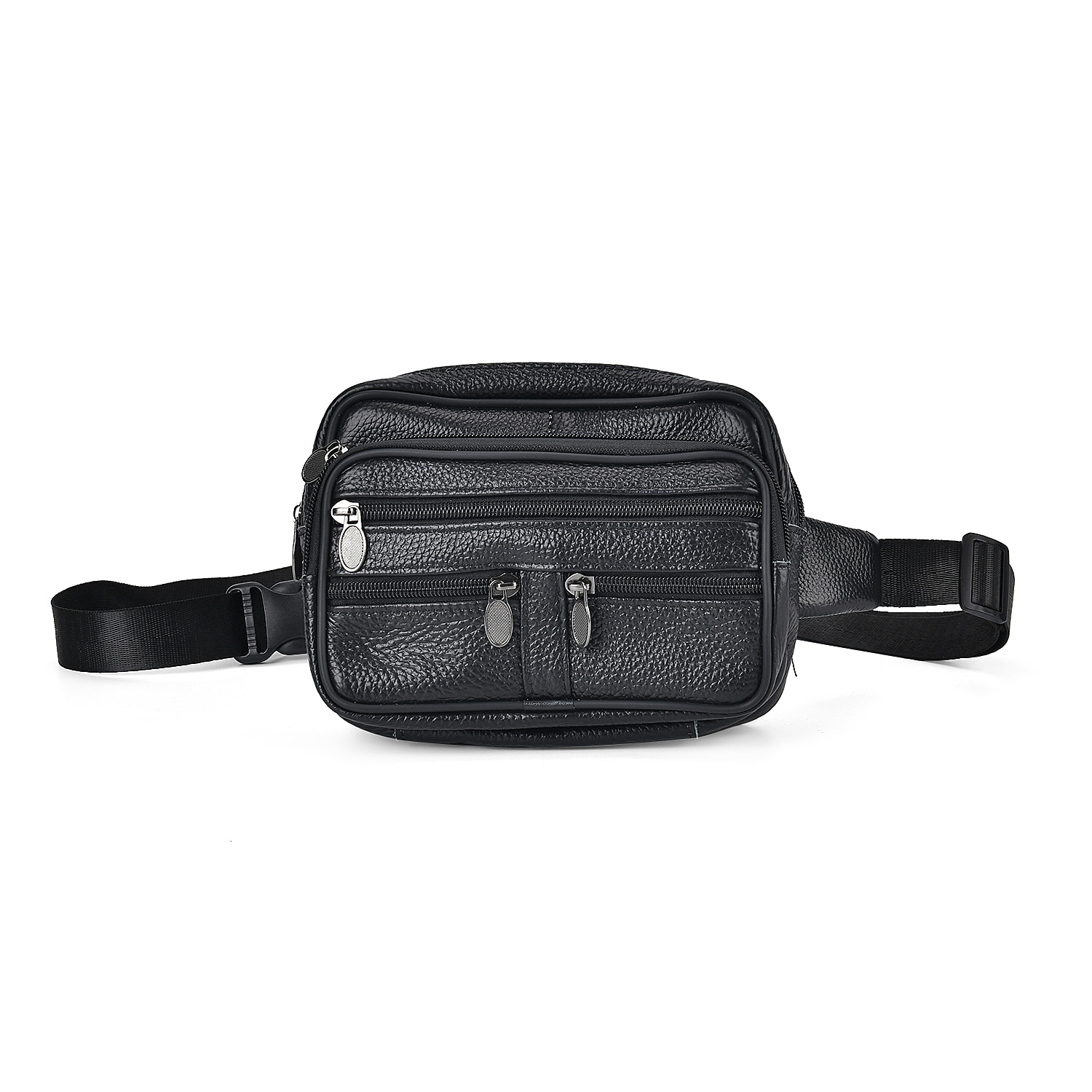 Leather-Weave-Crossbody-Bag-Size-18x8x13-cm-Black-Black