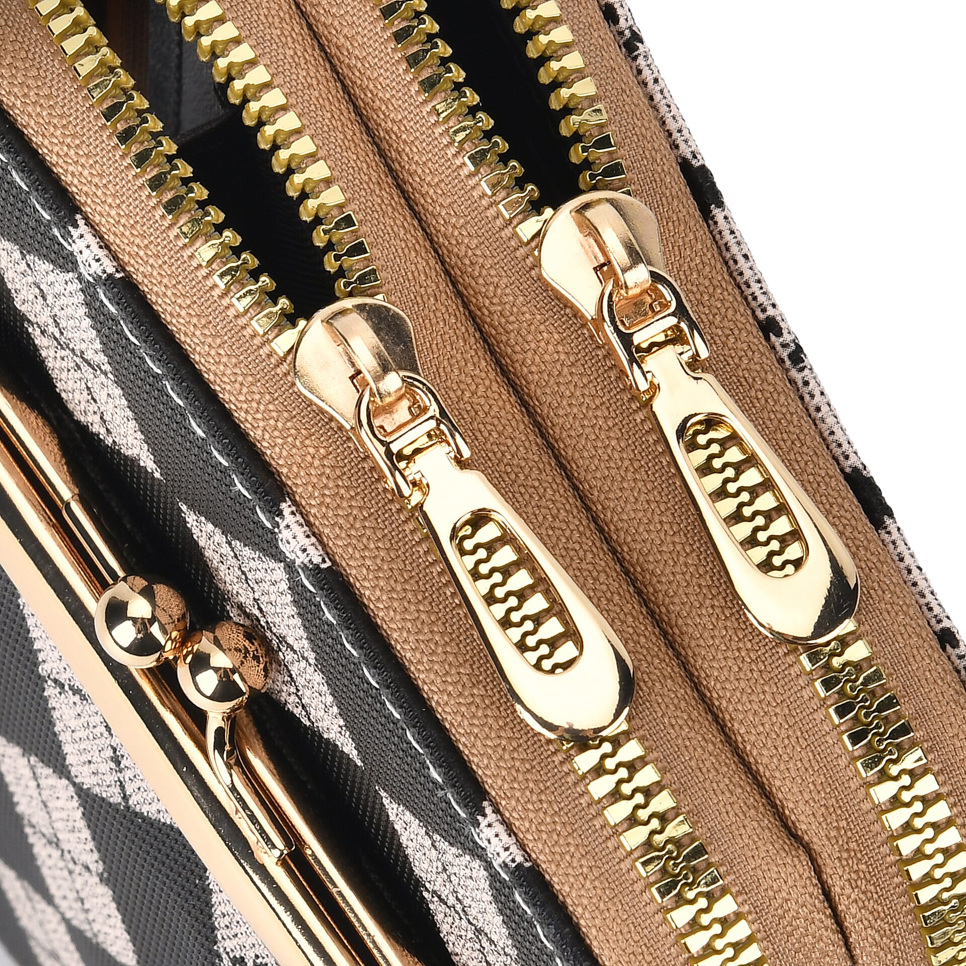 Leatherette Rhombus Pattern Crossbody Bag with Long Strap (160 cm) - Pink