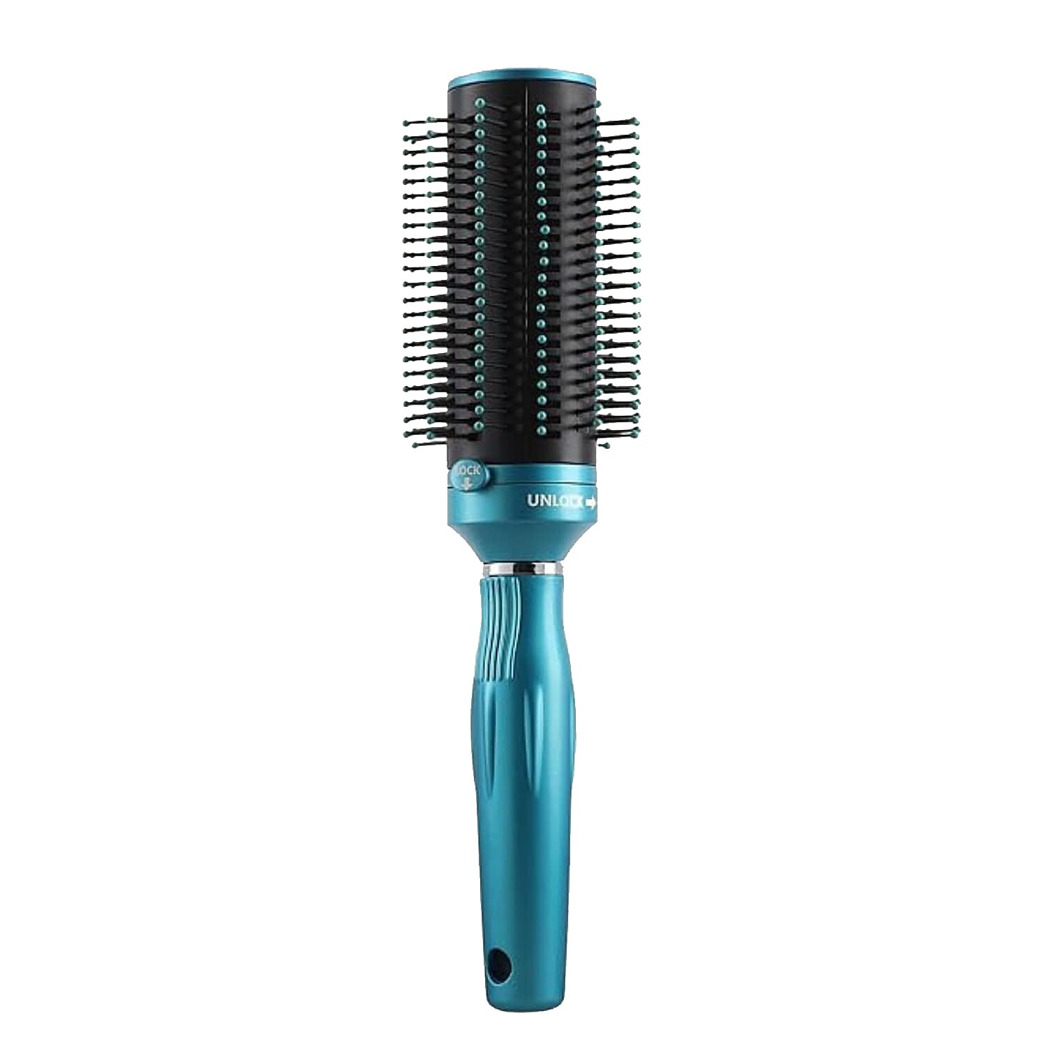 Neomi - Retractable Detangle Hair Brush for Curly Hair, Straight Hair & Wet Hair, Soft Bristle for Long, Thick & Curly Hair | Easy Clean Travel Brush - Teal