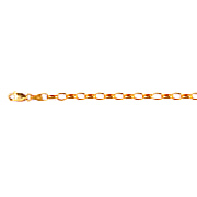 One Time Deal-9K Yellow Gold Belcher Bracelet (Size - 7.5)