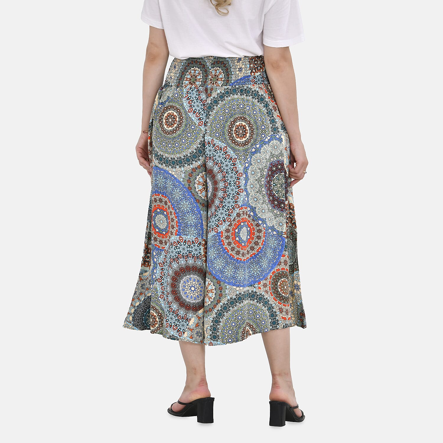 TAMSY Smocked Waist Culotte