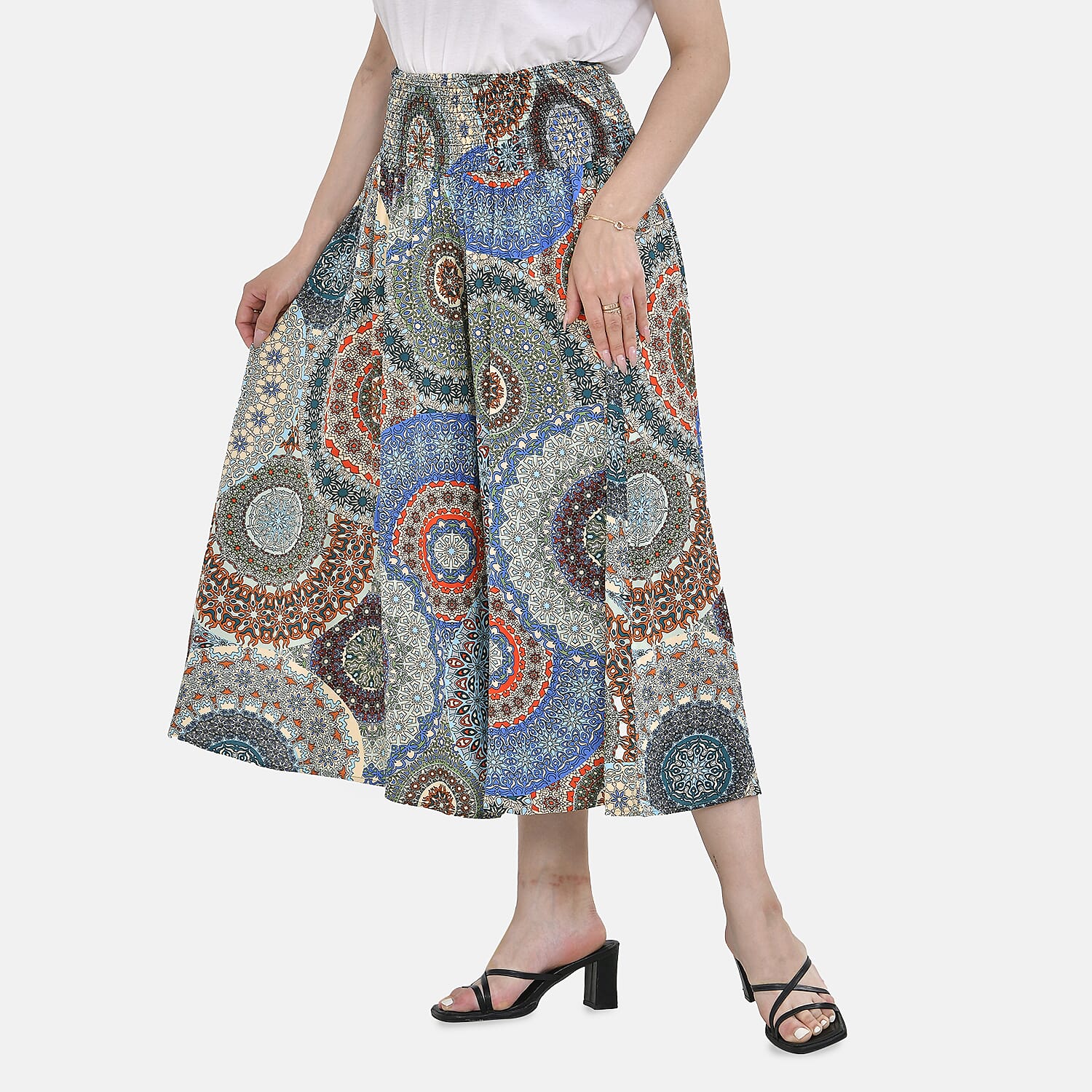 TAMSY Smocked Waist Culotte