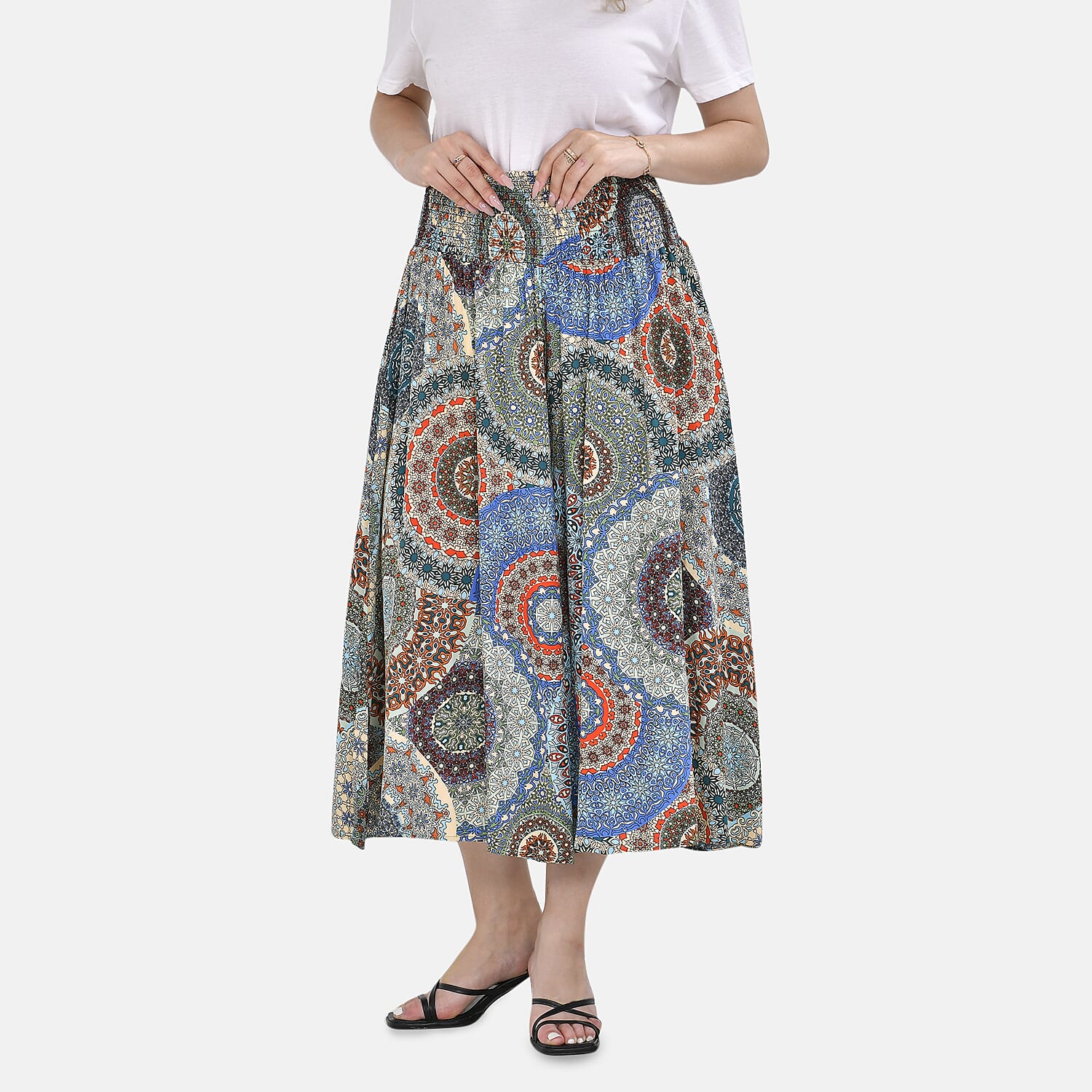 TAMSY Smocked Waist Culotte