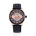 WILLIAM HUNT 5 ATM Water Resistant Automatic Movt. Watch in Gold Tone with Green Leather Strap