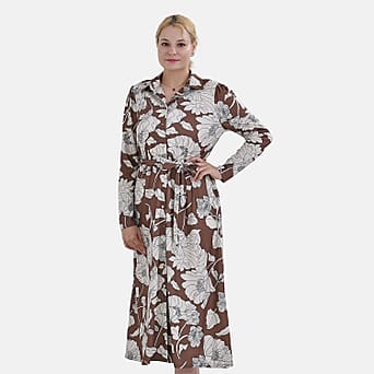 https://tjcuk.sirv.com/Products/77/0/7703847/La-Marey-Polyester-Floral-Dress-Size-125x1-cm-Brown-Brown_7703847.jpg?w=342&h=342