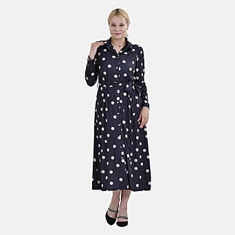 https://tjcuk.sirv.com/Products/77/0/7704293/La-Marey-Polyester-Polka-Dots-Dress-Size-123x1-cm-Black-White_7704293.jpg?w=342&h=342