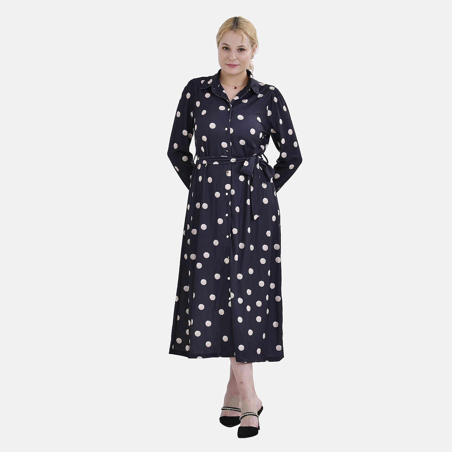 La Marey Jersey Waistband Midi Dress