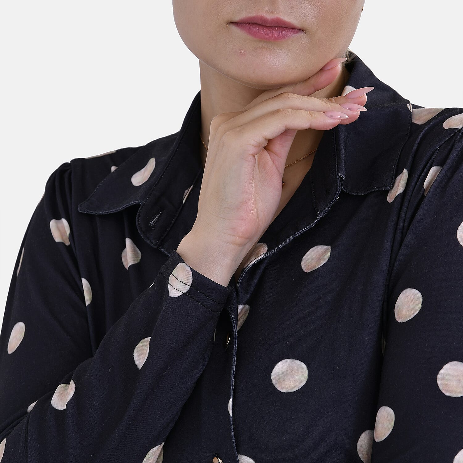 La Marey Jersey Waistband Midi Dress