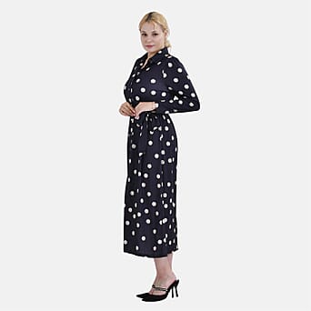 https://tjcuk.sirv.com/Products/77/0/7704316/La-Marey-Polyester-Polka-Dots-Dress-Size-125x1-cm-Black-White_7704316_2.jpg?w=342&h=342
