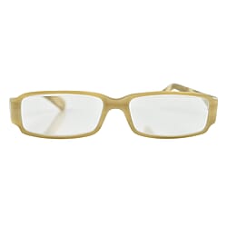 Brand New Designer Launch- FENDI Readers Rectangle Frame Unisex - Beige