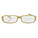 Brand New Designer Launch- FENDI Readers Rectangle Frame Unisex - Beige