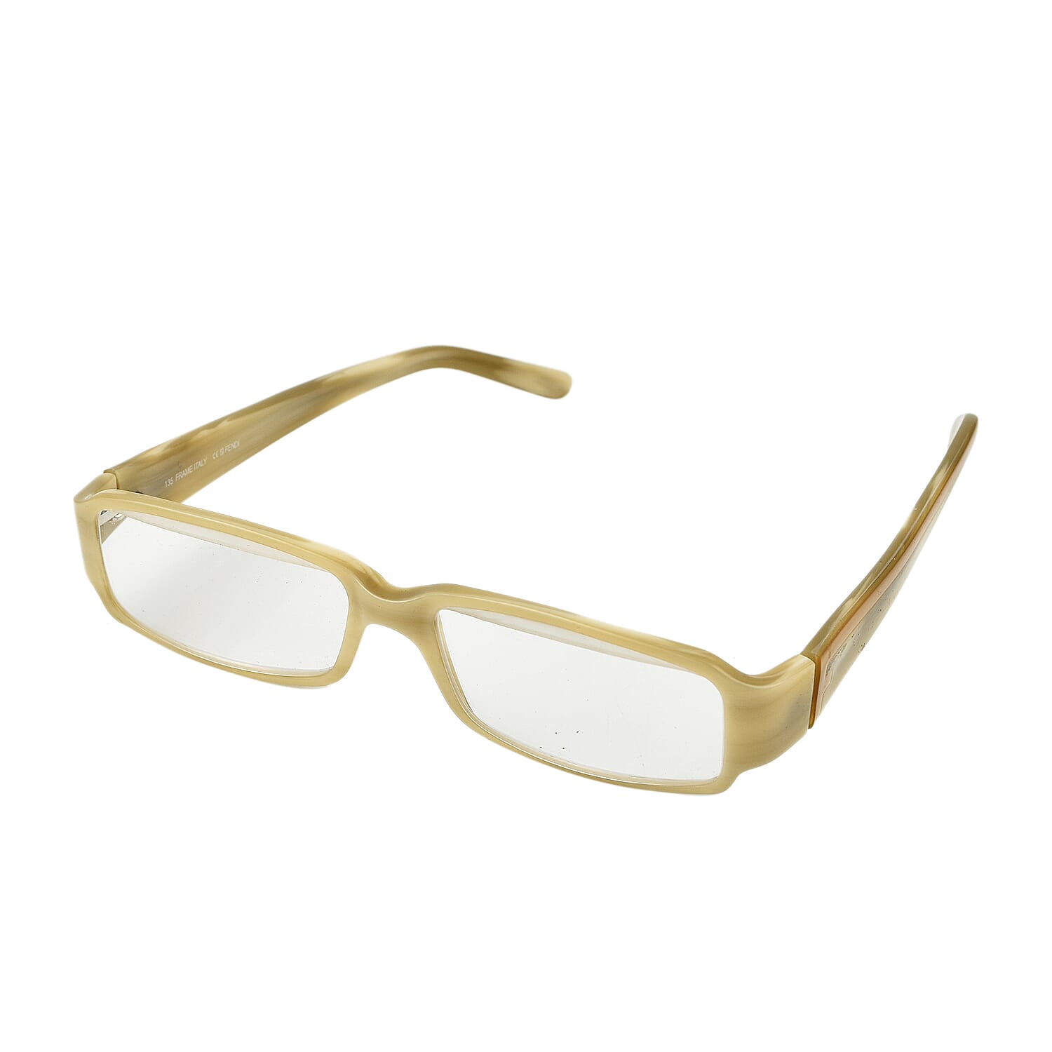 Brand New Designer Launch- FENDI Readers Rectangle Frame Unisex - Beige
