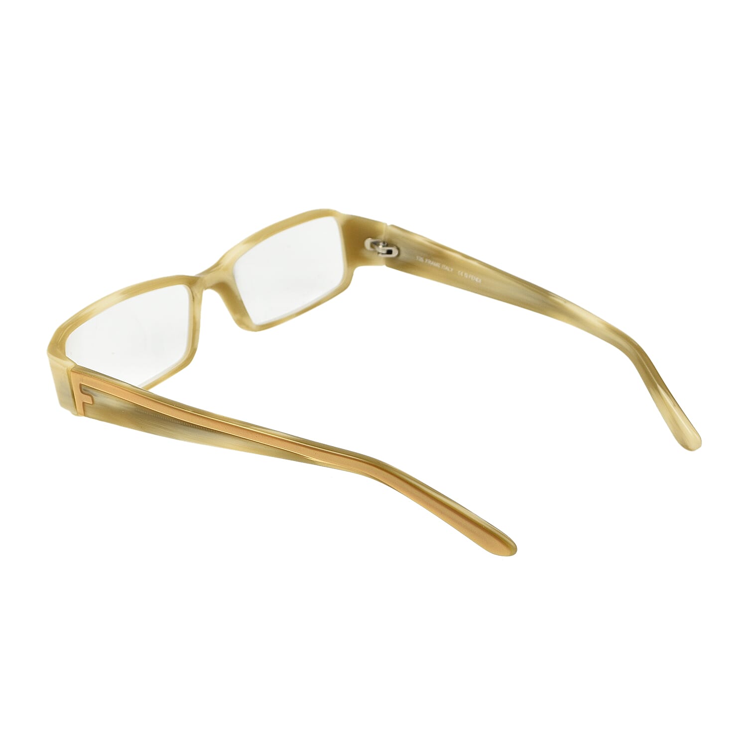 Brand New Designer Launch- FENDI Readers Rectangle Frame Unisex - Beige