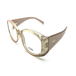 Brand New Designer Launch- FENDI Readers Rectangle Frame Unisex - Beige