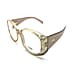 Brand New Designer Launch- FENDI Readers Rectangle Frame Unisex - Beige