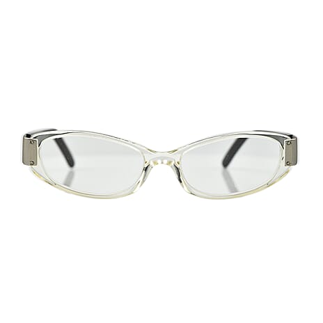 Limited Qty Designer Launch- FENDI Readers (Power 2.5D) Oval Frame Unisex  - White