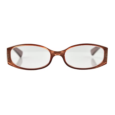 Limited Qty Designer Launch- FENDI Readers (Power 3.5D) Oval Frame Unisex  - Orange