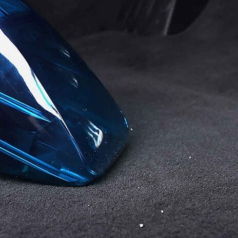 Car Portable High Powered Wet Dry Vacuum Cleaner - Blue - White