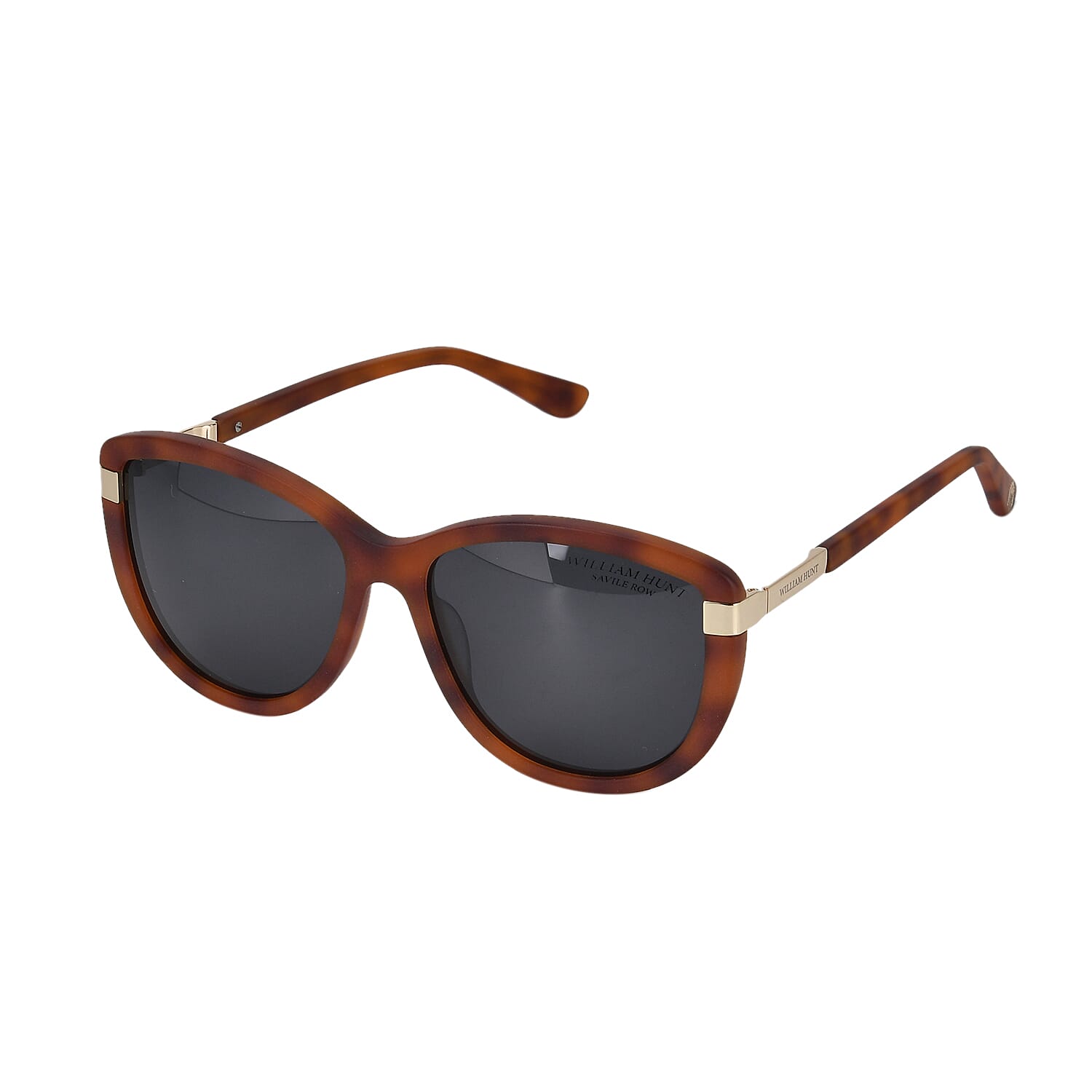 William Hunt-SAVILE ROW Fashion Sunglasses Polarized Lens UV 400 Protection - Brown (Leopard)