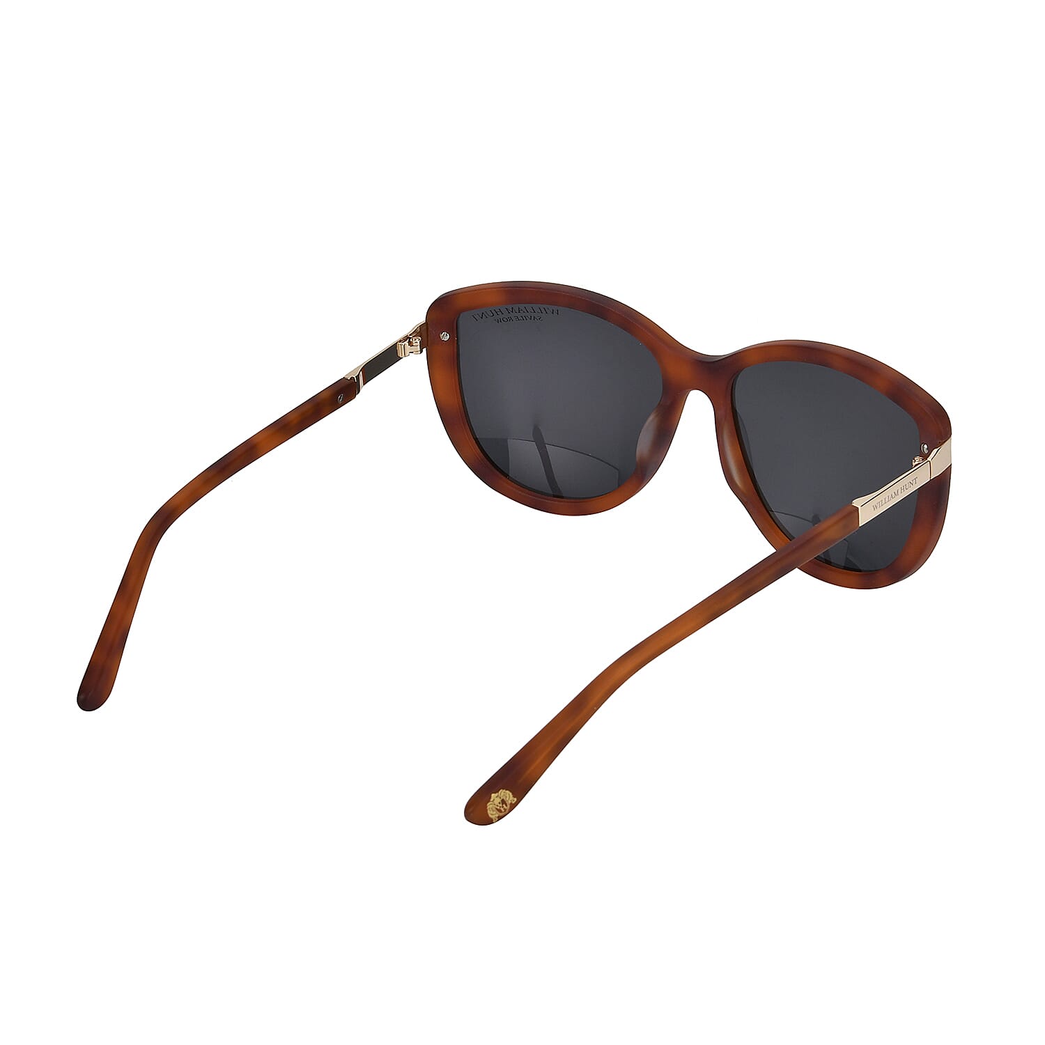 William Hunt-SAVILE ROW Fashion Sunglasses Polarized Lens UV 400 Protection - Brown (Leopard)