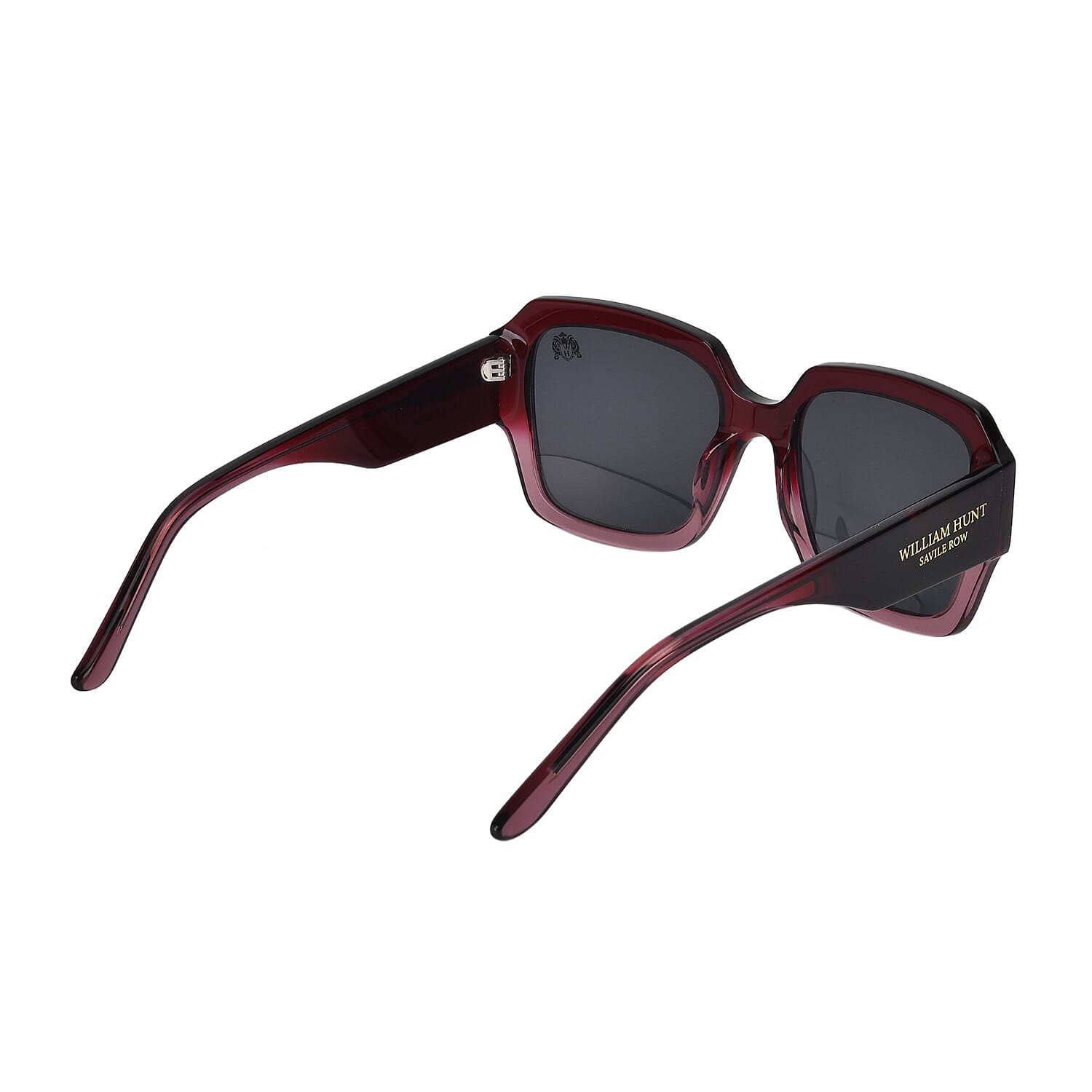 William Hunt-SAVILE ROW Sunglasses Polarized Lens UV 400 Protection - Wine Red