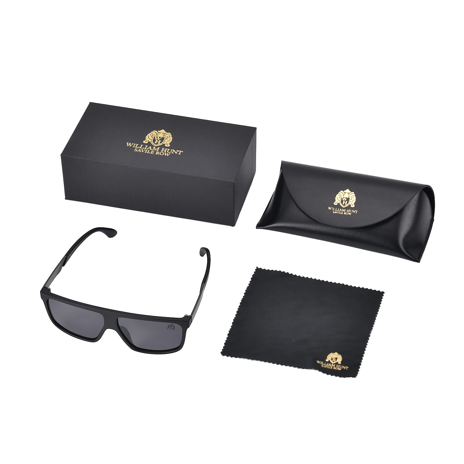 William Hunt-SAVILE ROW Fashion Sunglasses - Black