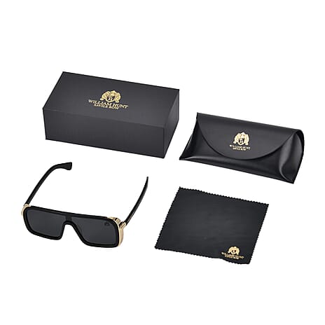 William Hunt-SAVILE ROW Sunglasses Polarized Lens UV 400 Protection - Black