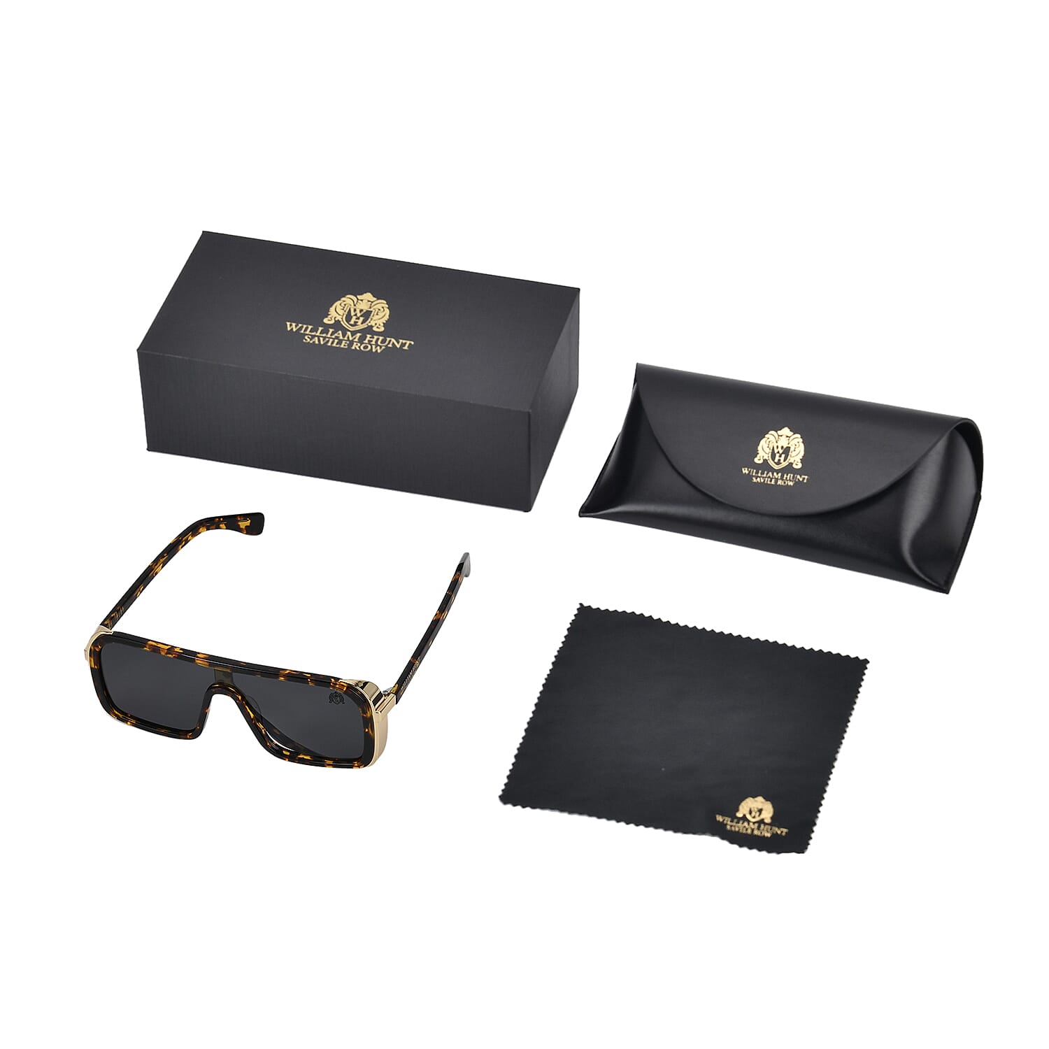 William Hunt-SAVILE ROW Polarized Fasion Sun Glasses - Brown