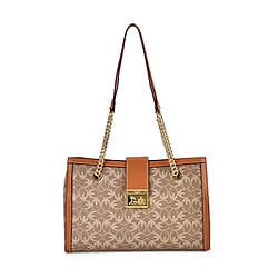 GUANCHI Shoulder Bag with Exterior Zipped Pocket