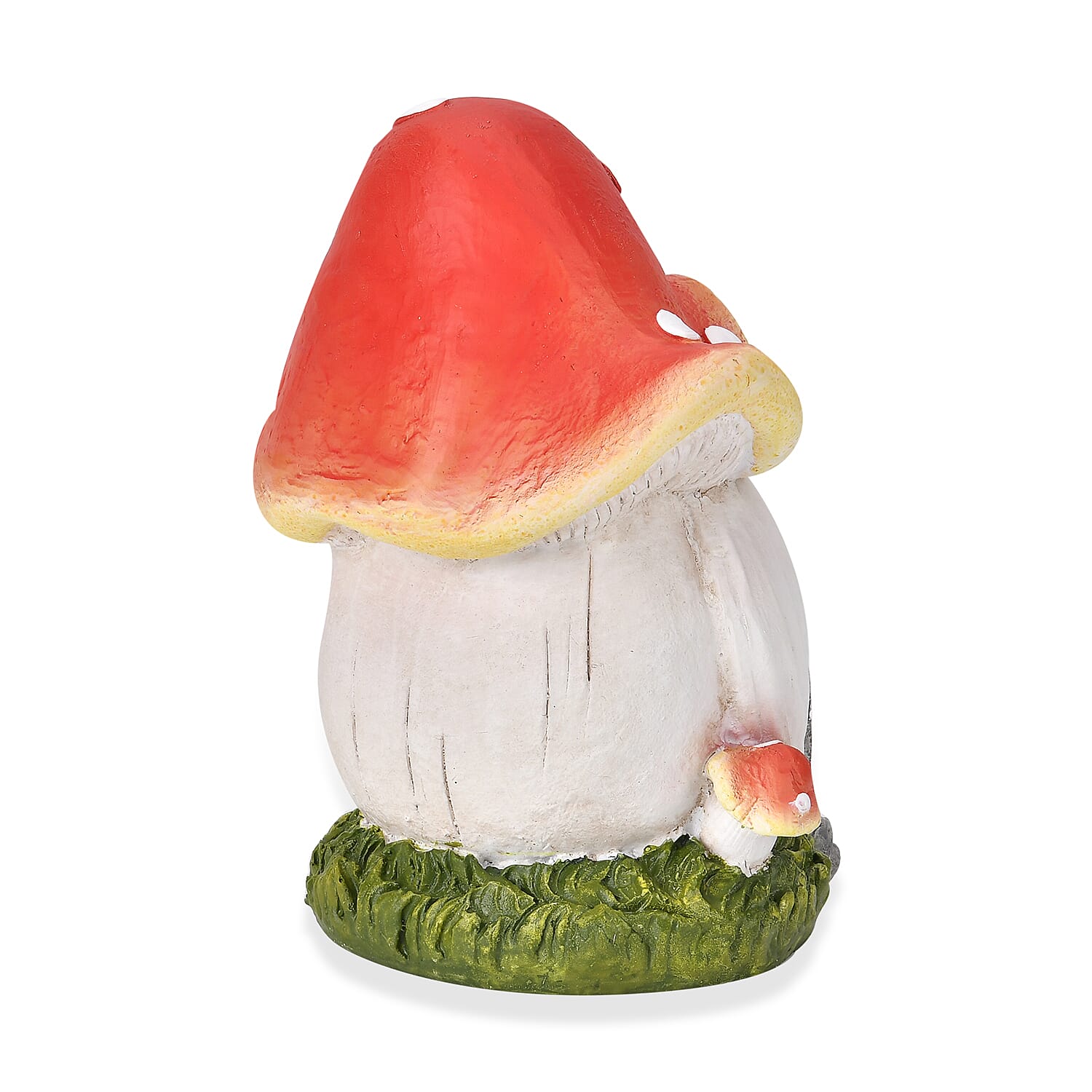 Mushroom Gnome Decor - Orange & White